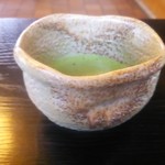 泗翠庵 - 木村元次作　カイラギ釉くつ形碗