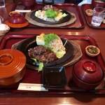 Wagyu steak daichi - 黒毛和牛100％ハンバーグランチ 200g ¥1,000 ×4人