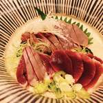 鳥田中 - 湯引きお造り 盛り合わせ