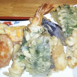 揚げたて天ぷら はまだ - おすすめ天婦羅御膳の天婦羅