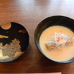 味勧屋 - 豚バラと胡麻豆腐の酒粕仕立て