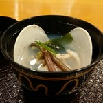馳走菴 ひじり - ５年物の蛤のお吸い物