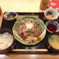 赤坂あじさい - 限定 鰹のたたき定食 @1,200円