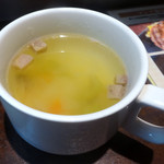 Ikinari Suteki - 「ワイルドステーキ」スープ（平日ランチサービス）