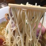 荒町商店中華そば ふじやま - シコっとした極細麺