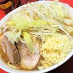 ラーメン二郎 - ラーメン小＋ニンニク多め野菜