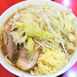 ラーメン二郎 - ラーメン小＋ニンニク多め野菜