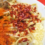 ラーメン二郎 - 粗挽き唐辛子投下～♪