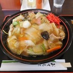 苗穂通り しあわせ食堂 - あんかけ焼きそば