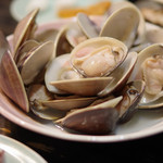 大衆料理　川治 - はまぐり酒蒸し