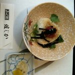 ふぐ処佐じか - 焼きおにぎりの梅茶漬け