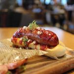 肉が旨いカフェ NICK STOCK - プレミアムホットドッグ☆