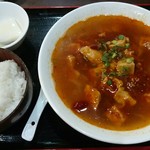 味苑  - 麻婆豆腐麺＋小ライス