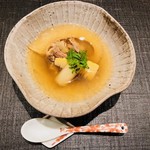 おにく 花柳 - 和牛テールとふかひれの旨煮
