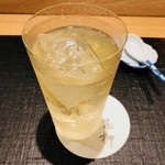 おにく 花柳 - イチローズ モルト＆グレーン ホワイトラベル シングル（950円）