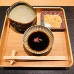 おにく 花柳 - 水菓子 葛切り 黒密 きな粉