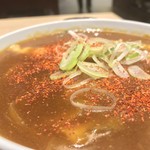 味奈登庵 - カレー南蛮そばには唐辛子だ！ブチまけろ！  #BCMKR!