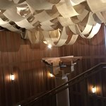 霊山寺 天龍閣 - 階段の天井、素敵でした