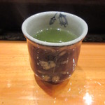 天寿し - 最後の煎茶