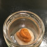 あま屋 - ホタテとウニの瞬間スモーク