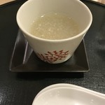 あま屋 - 蕎麦の実のスープ