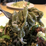 KENの厨房 - ヨーロッパ野菜のタラコの和風グリーン生パスタ