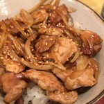 田舎庵 - ミニ豚肉スタミナ丼