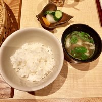 四季膳 ほしや - お味噌汁・ご飯・香の物