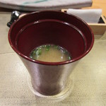 照寿司 - 甘鯛の骨でとった味噌汁
