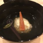 はらまさ - お椀：海老のしんじょ