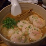 雫 - 鶏と魚介の雫らーめん + 鶏チャーシュー