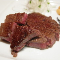 ahill azabu - ステーキは柚子コショウや塩で食べると旨い