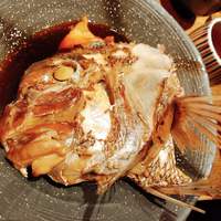 魚匠 銀平 道頓堀店 - 鯛の煮付け♪ ほんっとにおっきい₍₍ ( ๑॔˃̶◡ ˂̶๑॓)◞♡