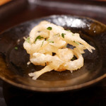 豪龍久保 - 白魚天ぷら　木の芽塩