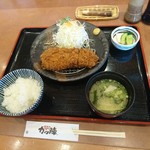 こだわりとんかつ カツ陣 - ロースカツランチ（1070円）2018年4月