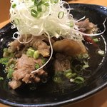 ばんじょう - 牛すじピリ辛煮@鷹の爪多目