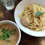 らーめん チキント - 味玉つけ麺\850