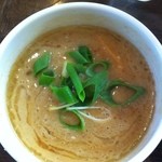 らーめん チキント - 付け汁アップ