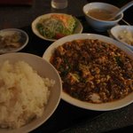 中華料理 波華 - 野菜入り麻婆豆腐定食