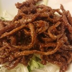 中華菜館 五福 - 牛肉の細切り味噌炒め
