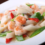 西安刀削麺酒楼 - ～レンコンと海老のピリ辛ブラックビーンズ風味～