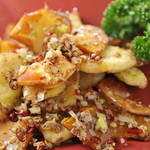 西安刀削麺酒楼 - ナスのスパイシー山椒揚げ