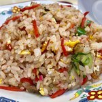 麺屋　手ごね竹 - 紅ショウガがたっぷり入ってます【料理】