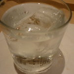 寿司善 - 芋焼酎屋久の社水割り三杯目