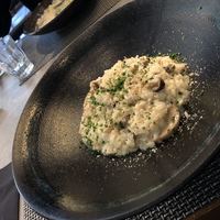 オステリア ブッビーノ - 本日のリゾット（キノコとチーズのクリームリゾット）