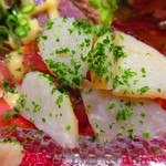 ビストロ アオキ - ベーコンのソテー　ポテト添え