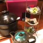 Shunsai Sumibiyaki Dassai - お茶漬け用だし・薬味セット