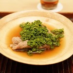 緒方 - ☆花山椒と出汁にくぐらせたしゃぶしゃぶ肉 