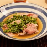 緒方 - ☆花山椒と出汁にくぐらせたしゃぶしゃぶ肉