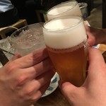 炭火焼鳥 きち蔵 - かんぱーい！